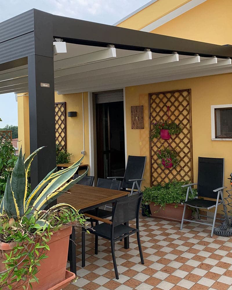 pergola pvc