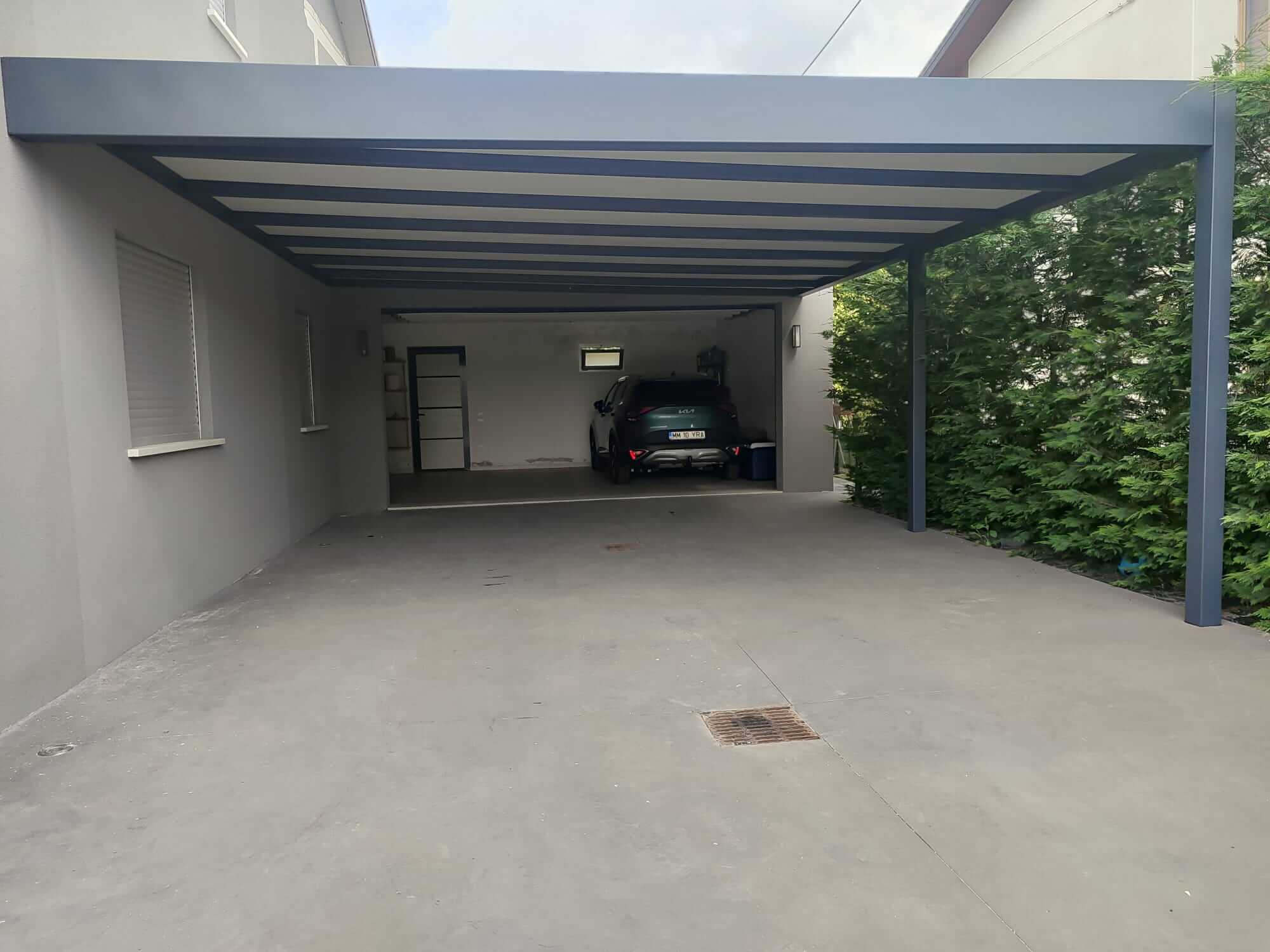 Pergola auto esterna