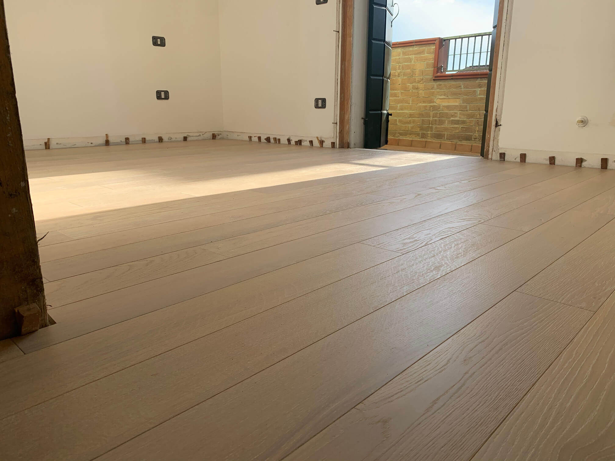 Dettaglio pavimento restaurato