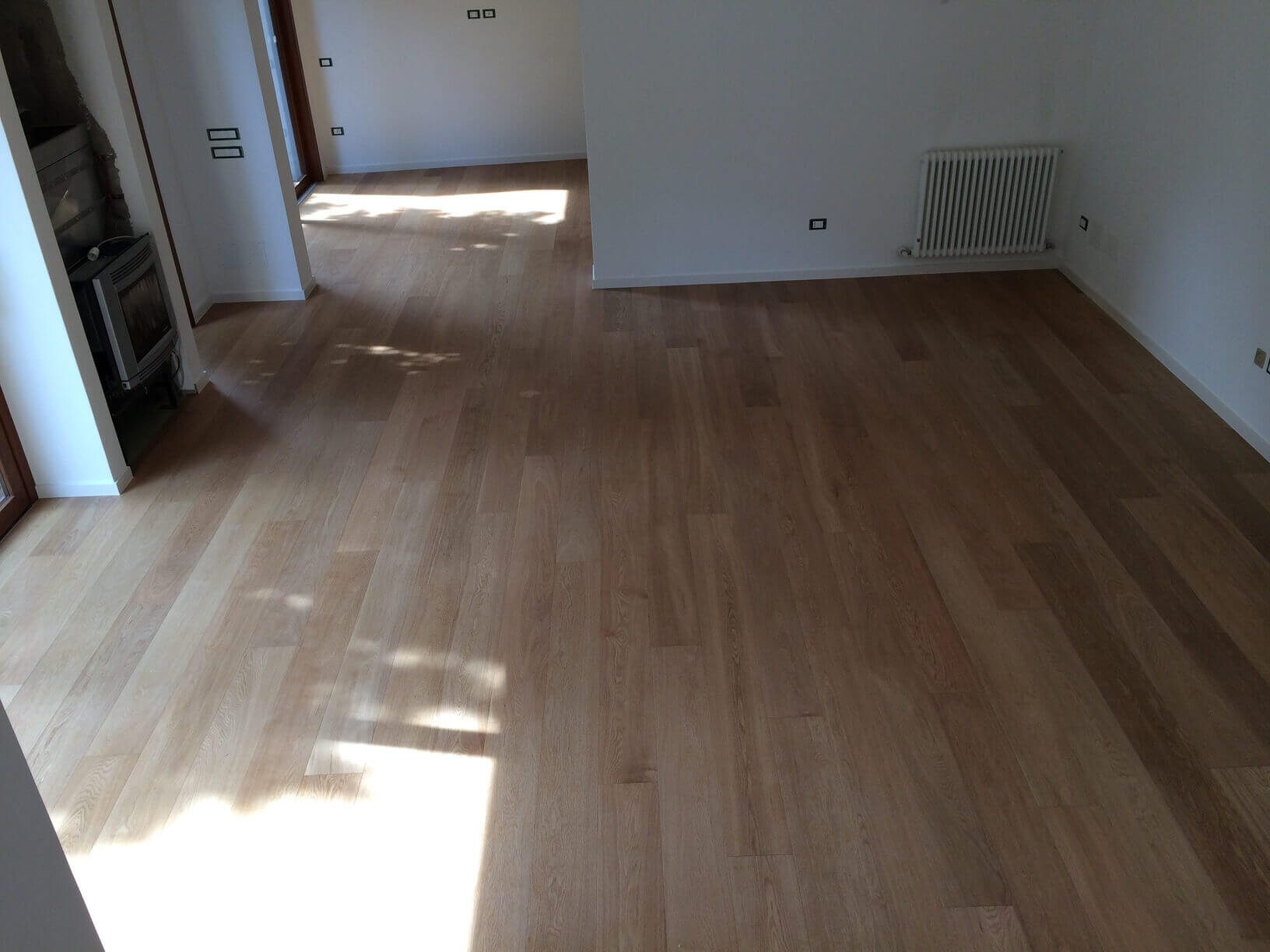 Pavimento in legno restaurato